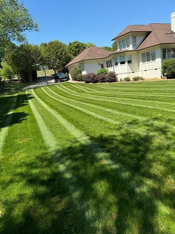 Lawn maintenance in Hickory, NC by Oasis Property Management